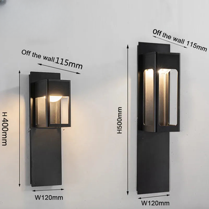 Verthara Premium Motion Sensor Outdoor LED Wall Sconce