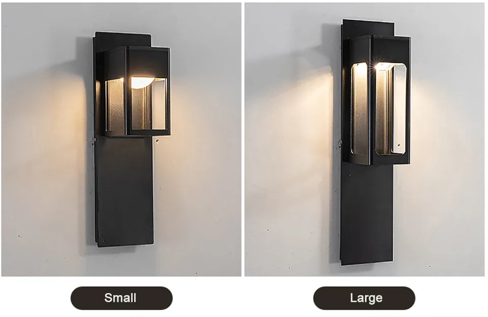 Verthara Premium Motion Sensor Outdoor LED Wall Sconce