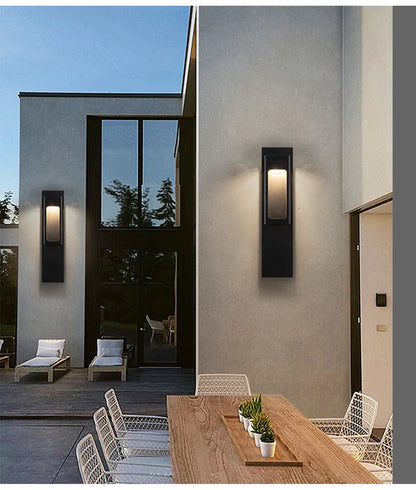 Verthara Premium Motion Sensor Outdoor LED Wall Sconce