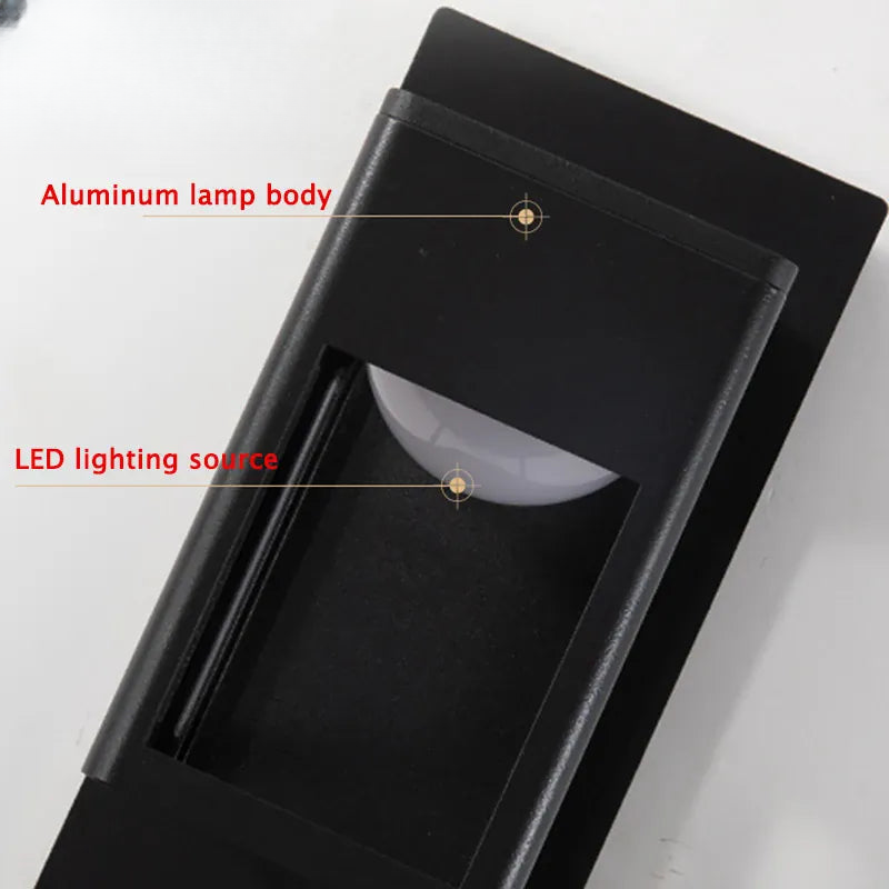 Verthara Premium Motion Sensor Outdoor LED Wall Sconce