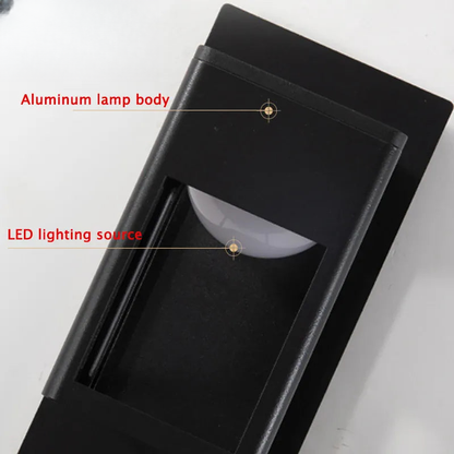 Verthara Premium Motion Sensor Outdoor LED Wall Sconce