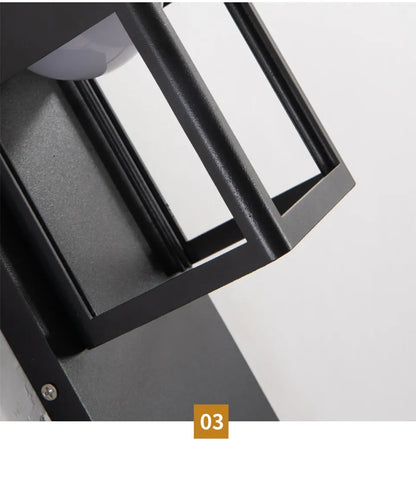 Verthara Premium Motion Sensor Outdoor LED Wall Sconce