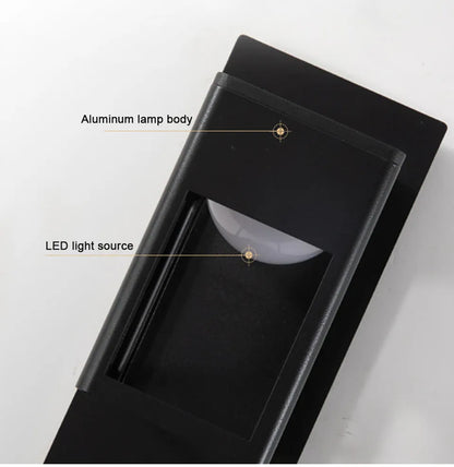 Verthara Premium Motion Sensor Outdoor LED Wall Sconce