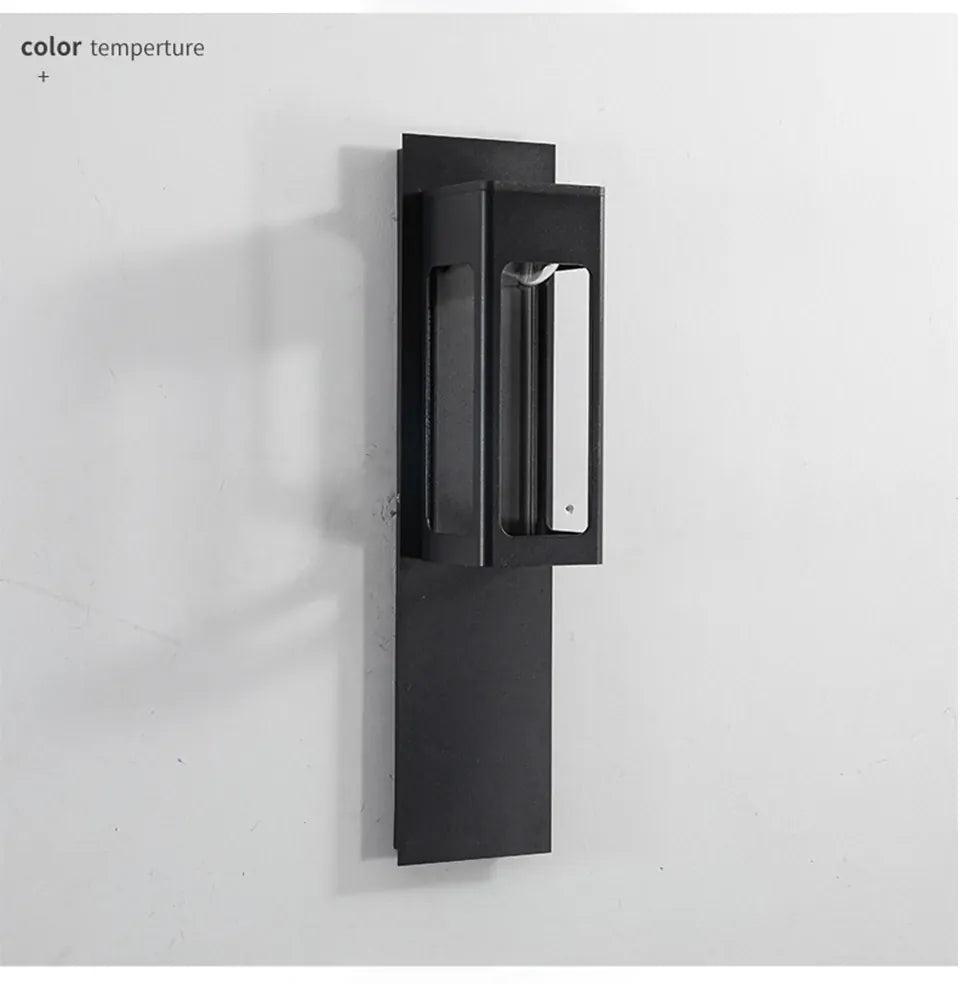 Verthara Premium Motion Sensor Outdoor LED Wall Sconce