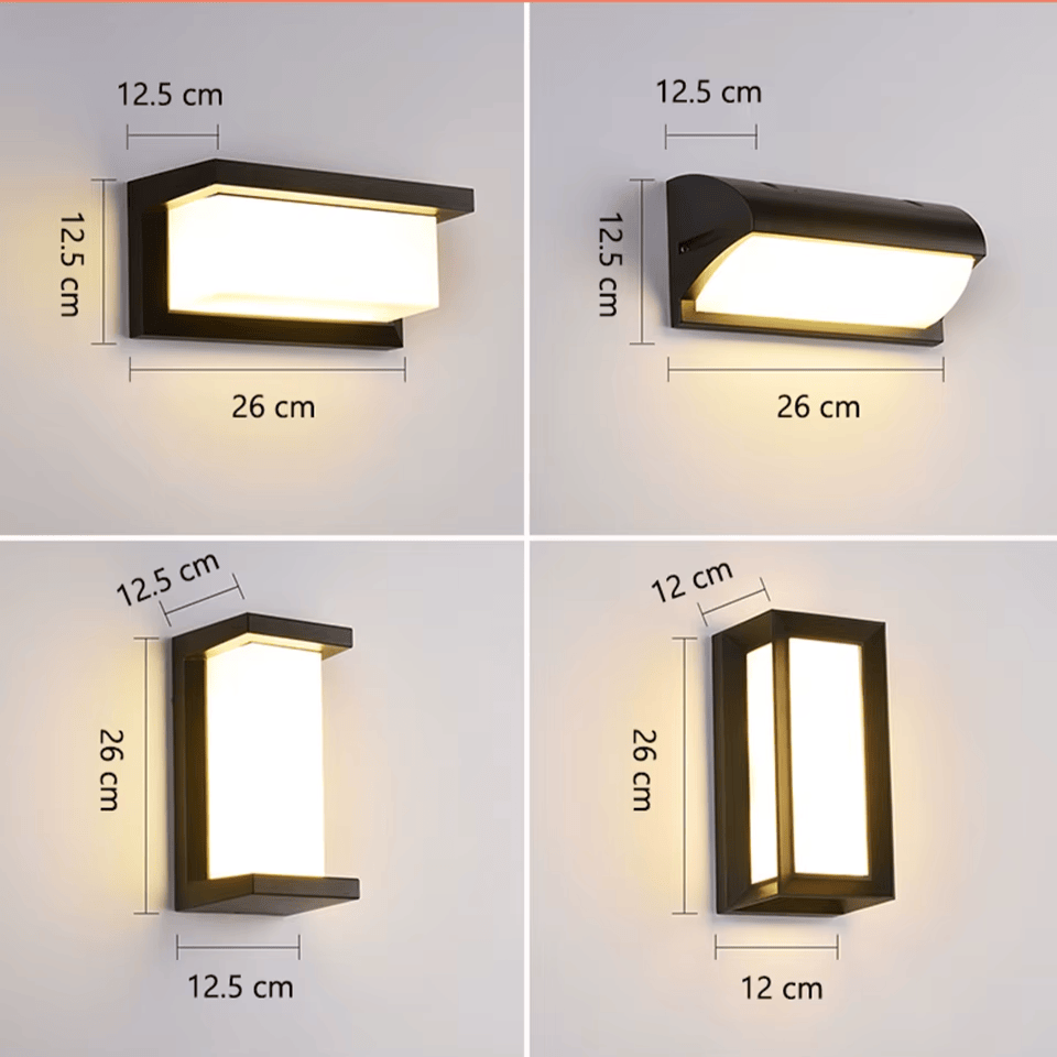 Verthara Premium Motion Sensor Outdoor Wall Light