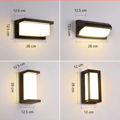 Verthara Premium Motion Sensor Outdoor Wall Light