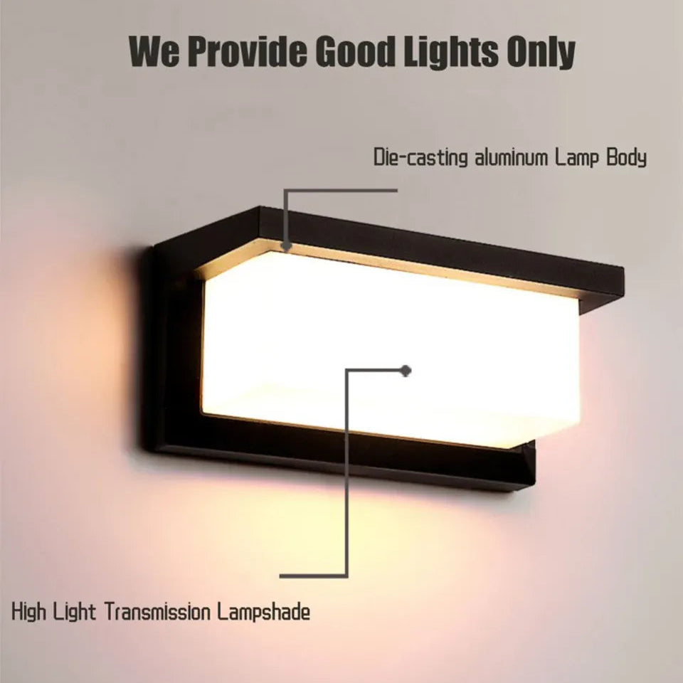 Verthara Premium Motion Sensor Outdoor Wall Light