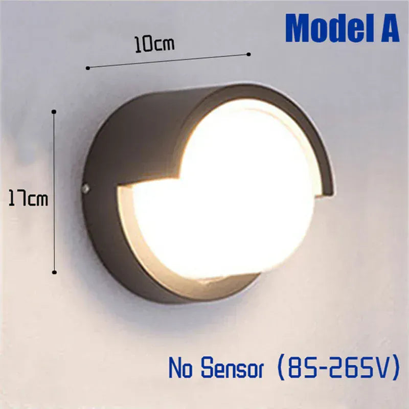 Verthara Premium Motion Sensor Outdoor Wall Light