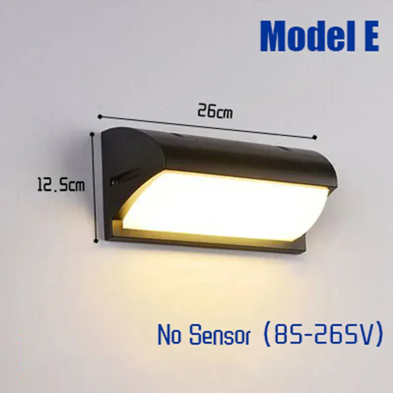 Verthara Premium Motion Sensor Outdoor Wall Light
