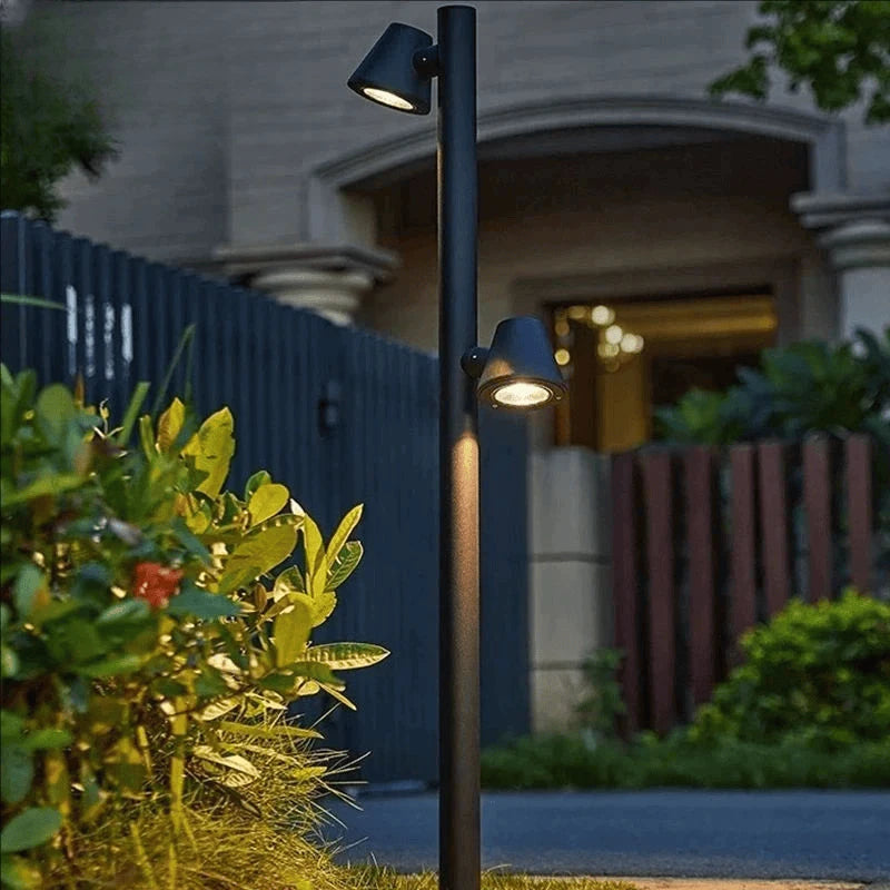 Verthara Premium Multi-Head Rotating Outdoor Garden Spotlight