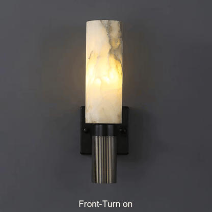 Verthara Premium Natural Marble Bedside Wall Sconce