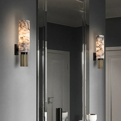 Verthara Premium Natural Marble Bedside Wall Sconce