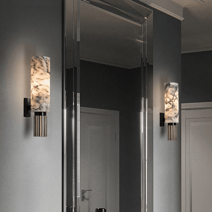 Verthara Premium Natural Marble Bedside Wall Sconce