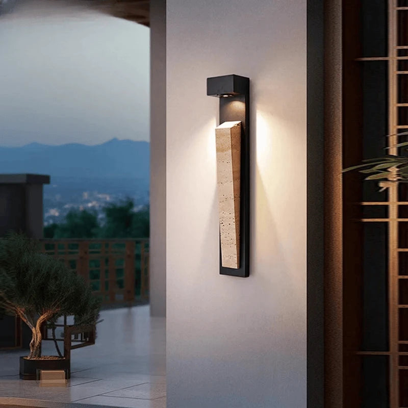 Verthara Premium Natural Stone Exterior Wall Light Warm White