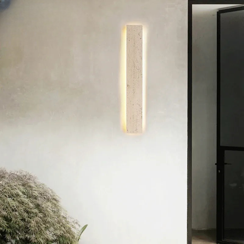 Verthara Premium Natural Stone Outdoor Wall Light