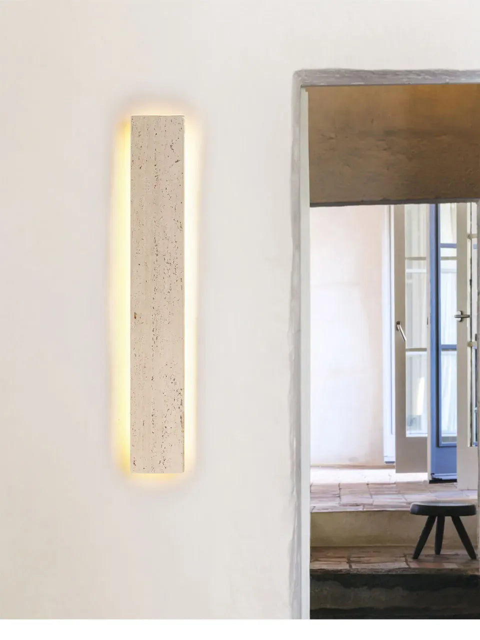 Verthara Premium Natural Stone Outdoor Wall Light