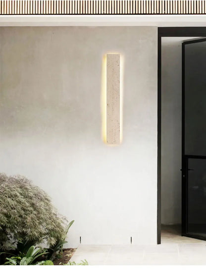Verthara Premium Natural Stone Outdoor Wall Light