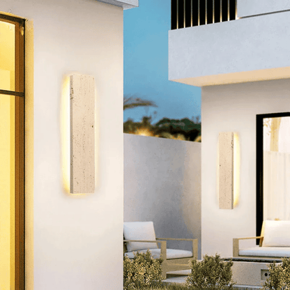 Verthara Premium Natural Stone Outdoor Wall Light