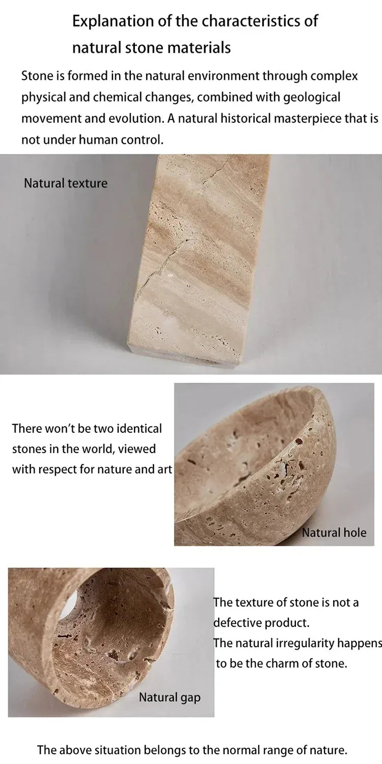Verthara Premium Natural Stone Strip Outdoor Wall Light