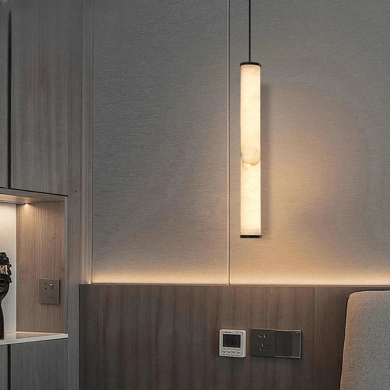 Verthara Premium Natural Stone Strip Pendant Light
