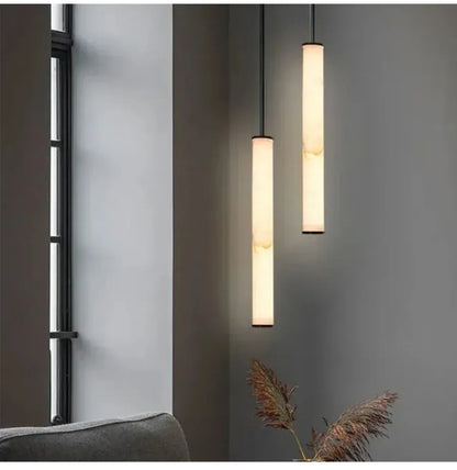 Verthara Premium Natural Stone Strip Pendant Light