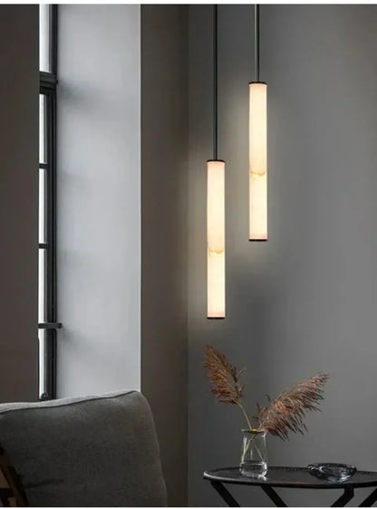 Verthara Premium Natural Stone Strip Pendant Light