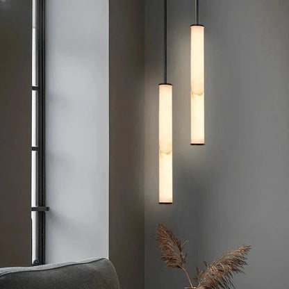 Verthara Premium Natural Stone Strip Pendant Light