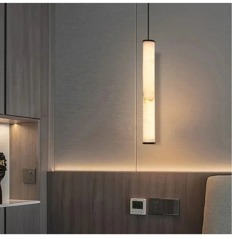 Verthara Premium Natural Stone Strip Pendant Light