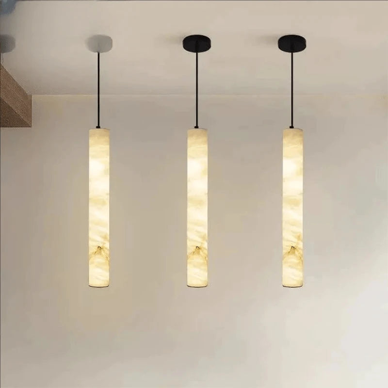 Verthara Premium Natural Stone Strip Pendant Light