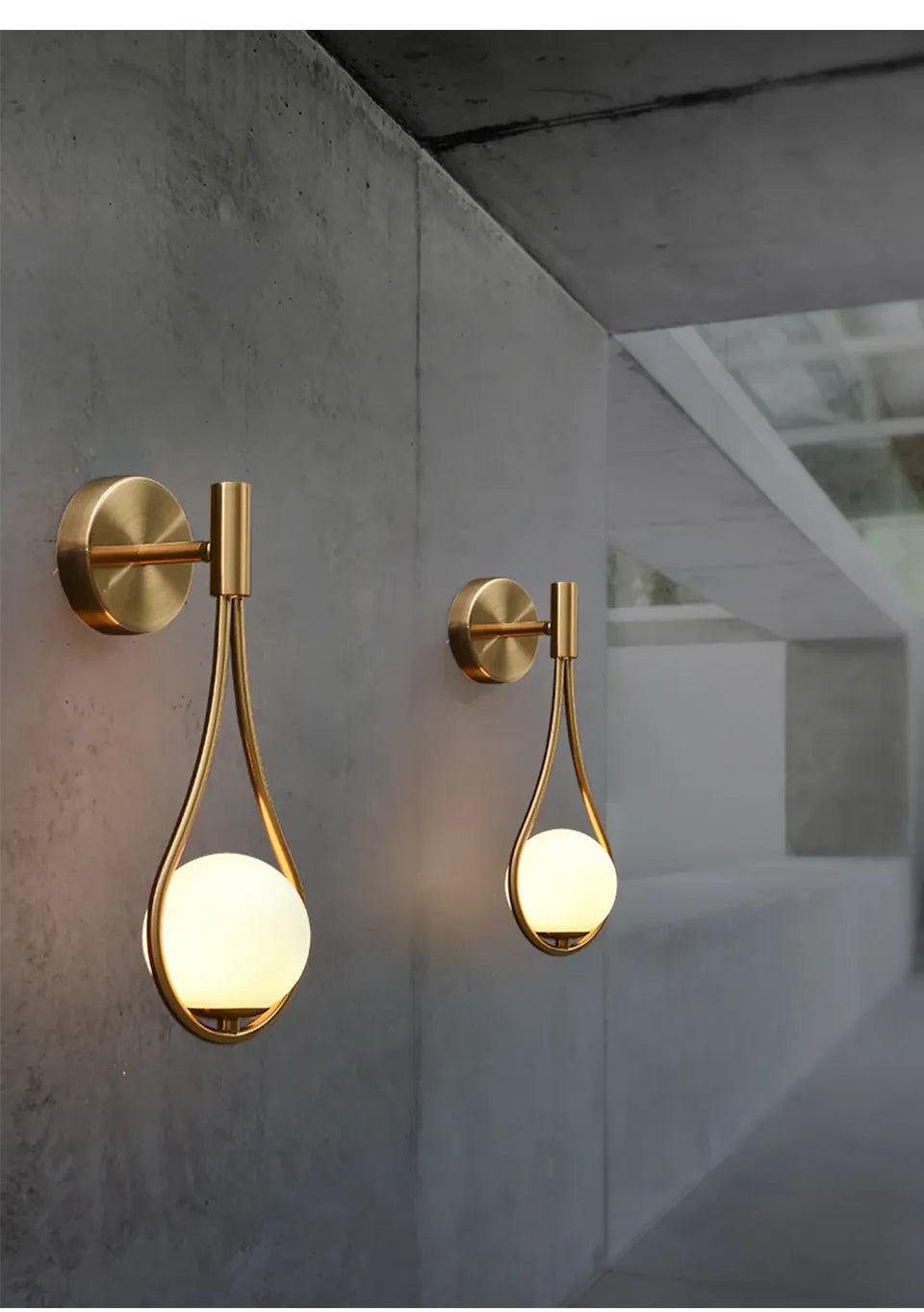 Verthara Premium Nordic G9 Gold Wall Sconce