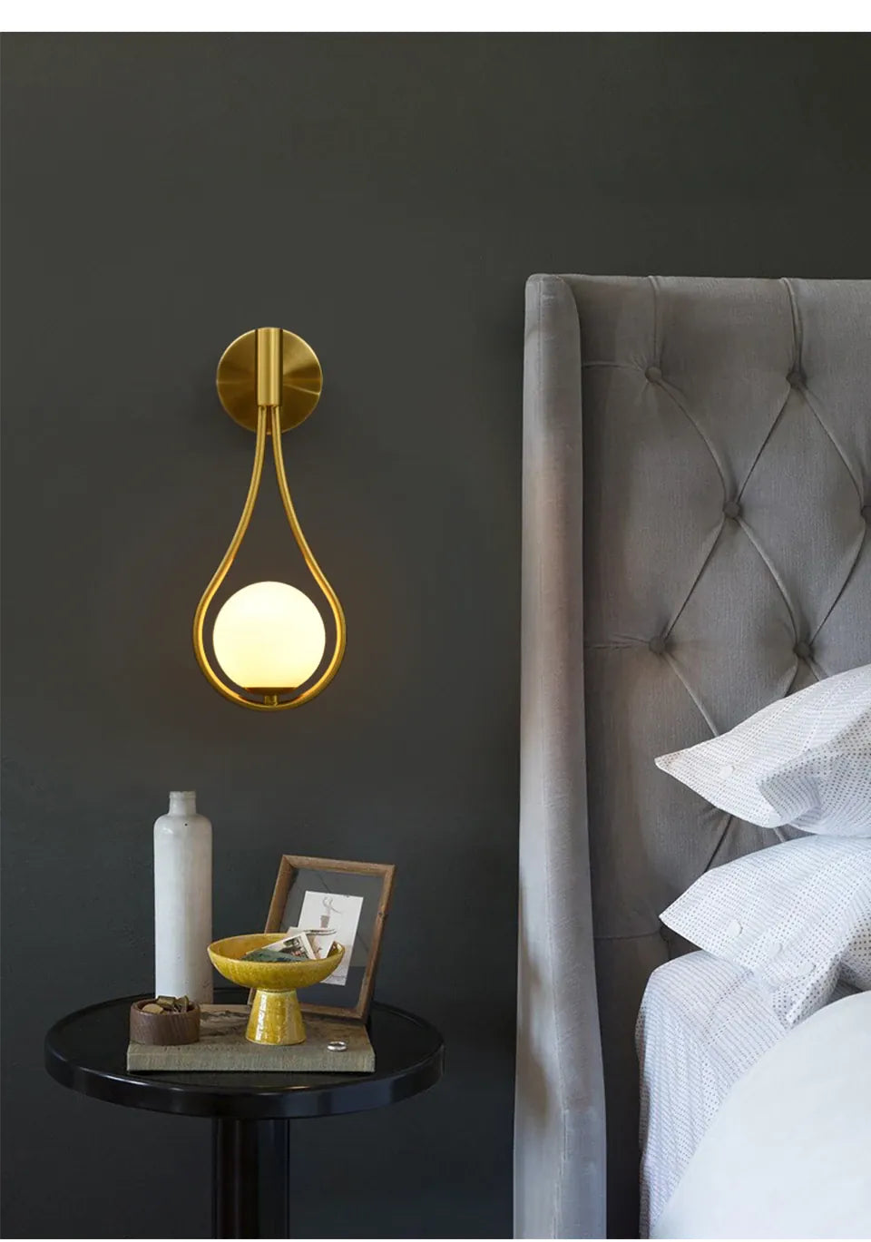 Verthara Premium Nordic G9 Gold Wall Sconce