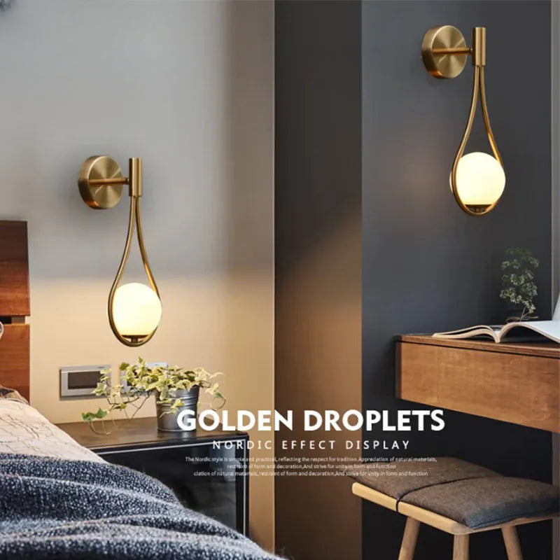 Verthara Premium Nordic G9 Gold Wall Sconce