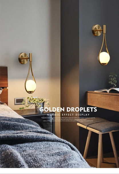 Verthara Premium Nordic G9 Gold Wall Sconce