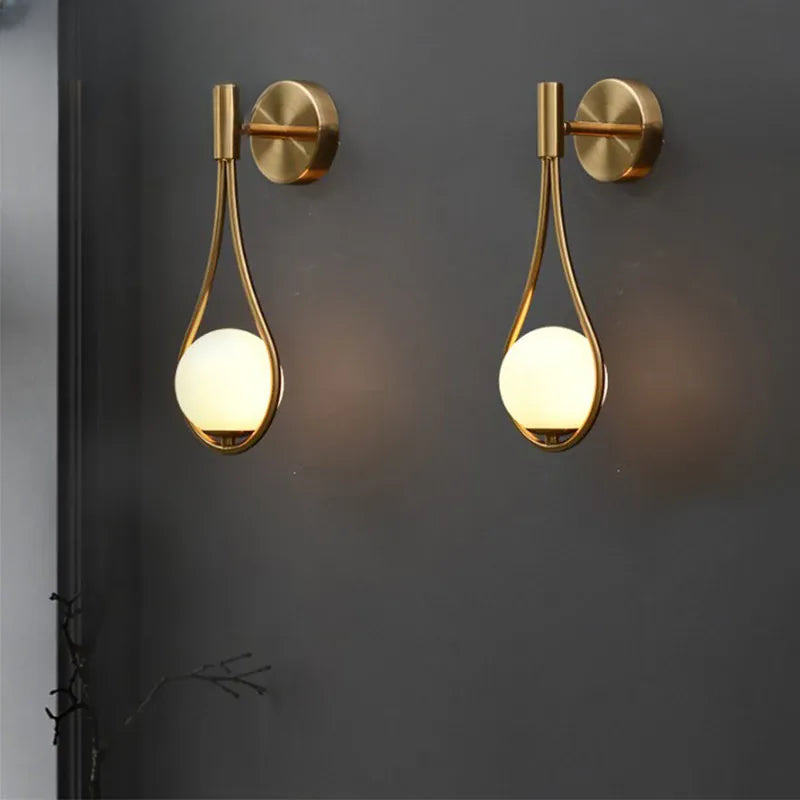 Verthara Premium Nordic G9 Gold Wall Sconce