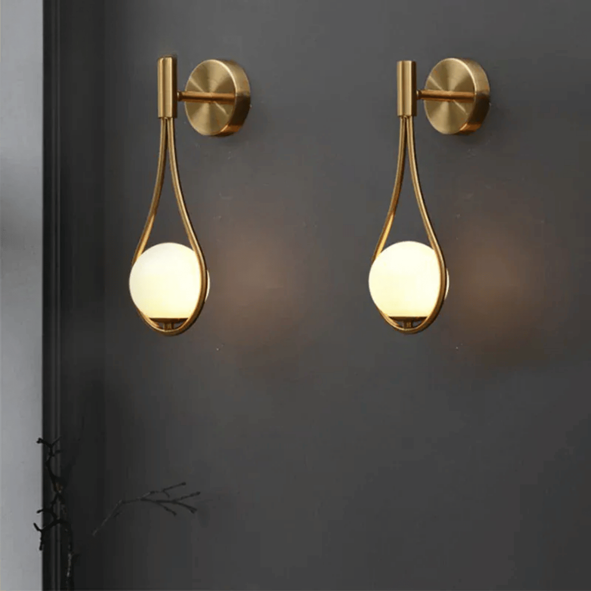 Verthara Premium Nordic G9 Gold Wall Sconce