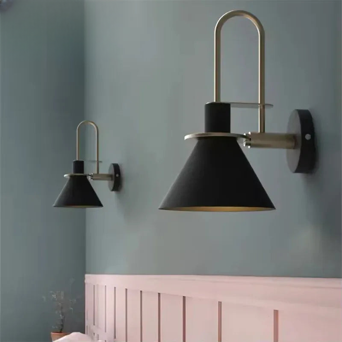 Verthara Premium Nordic Hardwired Wall Sconce with Rotary Switch