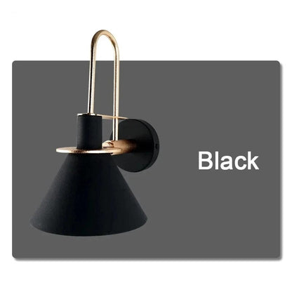 Verthara Premium Nordic Hardwired Wall Sconce with Rotary Switch
