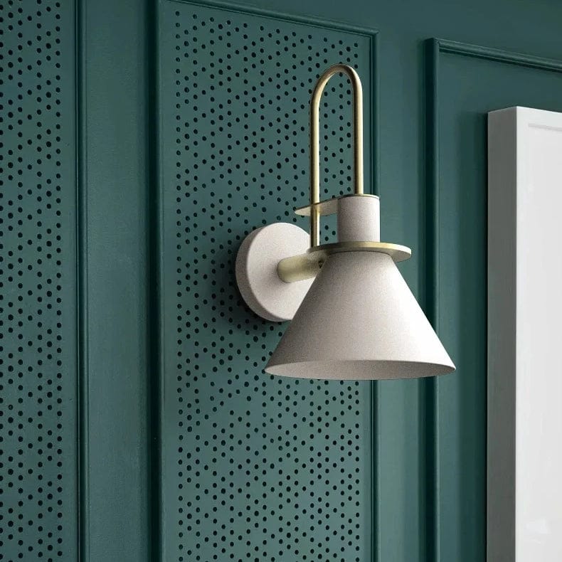 Verthara Premium Nordic Hardwired Wall Sconce with Rotary Switch