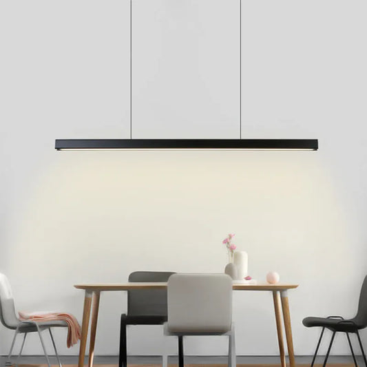 Verthara Premium Nordic LED Bar Pendant Light Dimmable 3 Colours Length 80cm