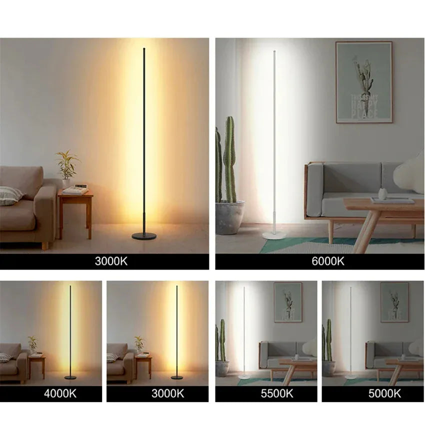 Verthara Premium Nordic Minimalist LED Floor Lamp