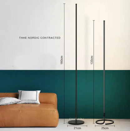 Verthara Premium Nordic Minimalist LED Floor Lamp