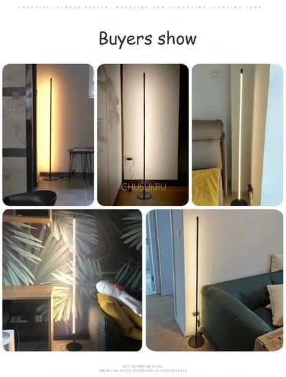 Verthara Premium Nordic Minimalist LED Floor Lamp