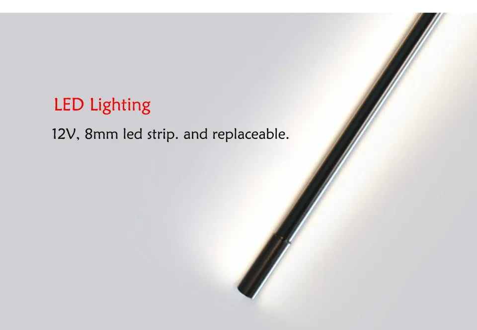 Verthara Premium Nordic Minimalist Long LED Wall Light
