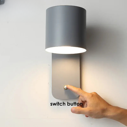 Verthara Premium Nordic Rotatable Bedside Wall Light with Switch