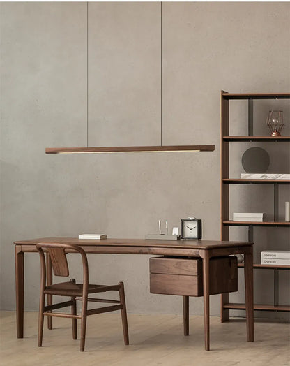 Verthara Premium Nordic Solid Wood Long Pendant Light