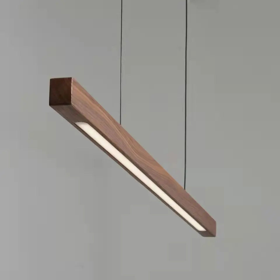 Verthara Premium Nordic Solid Wood Long Pendant Light