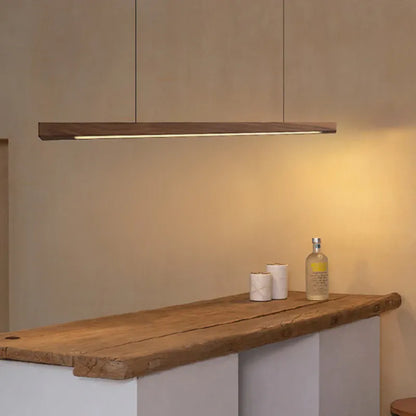 Verthara Premium Nordic Solid Wood Long Pendant Light