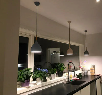 Verthara Premium Nordic Solid Wood Pendant Light