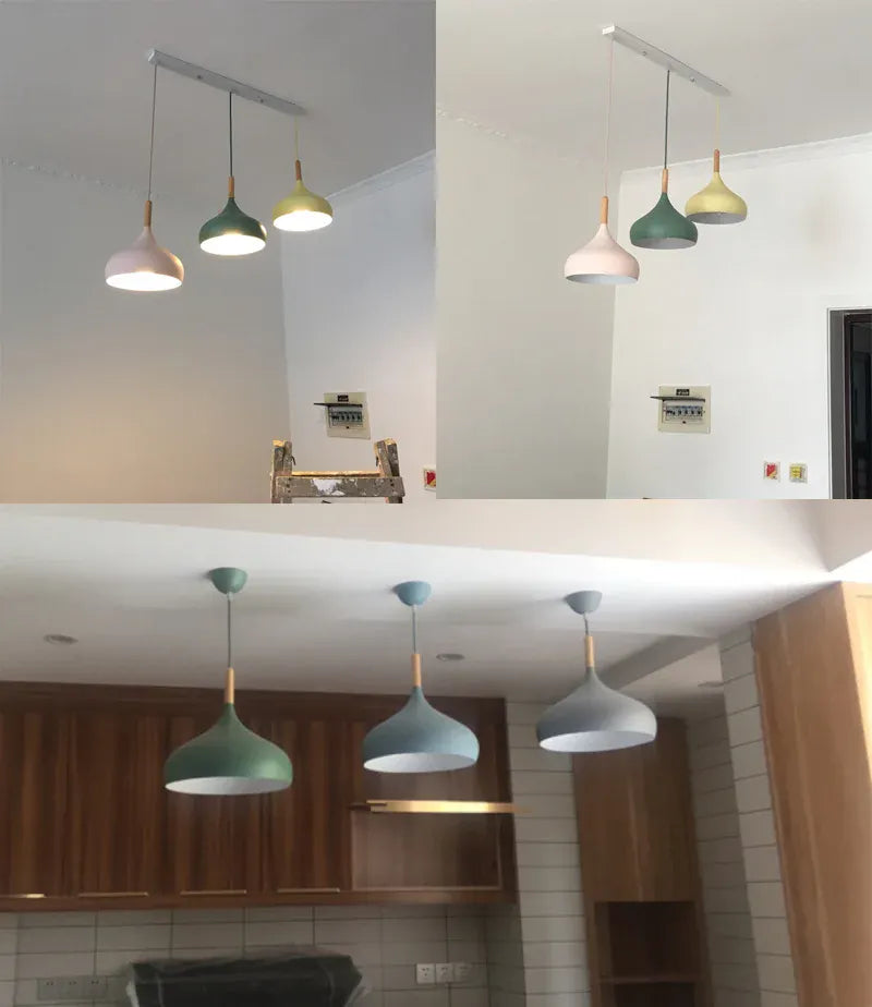 Verthara Premium Nordic Solid Wood Pendant Light