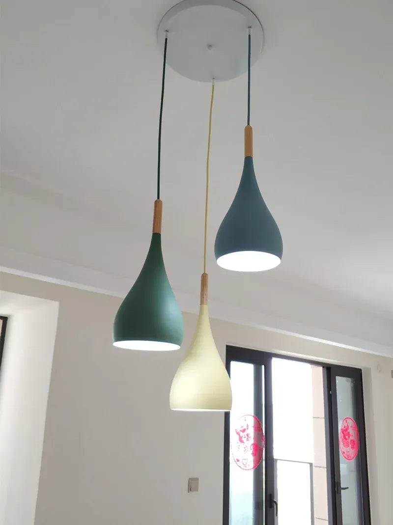 Verthara Premium Nordic Solid Wood Pendant Light
